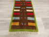 Authentic Persian Hand Knotted Gabbeh Rug Size: 116 x 43cm- Rugs Direct
