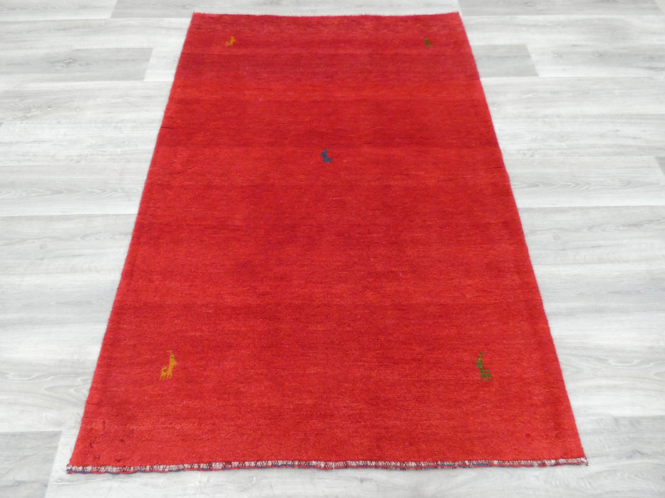 Authentic Persian Hand Knotted Gabbeh Rug Size: 166 x 113cm- Rugs Direct