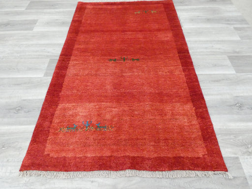 Authentic Persian Hand Knotted Gabbeh Rug Size: 178 x 110cm- Rugs Direct