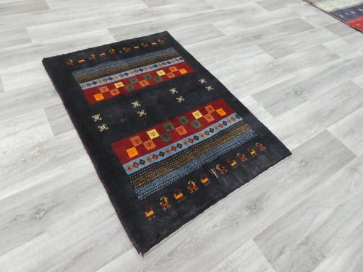 Authentic Persian Hand Knotted Gabbeh Rug Size: 120 x 84cm- Rugs Direct