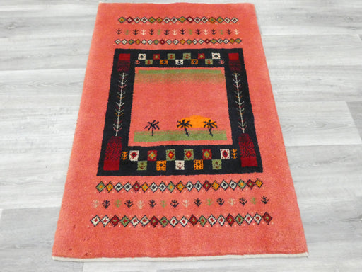 Authentic Persian Hand Knotted Gabbeh Rug Size: 118 x 78cm- Rugs Direct