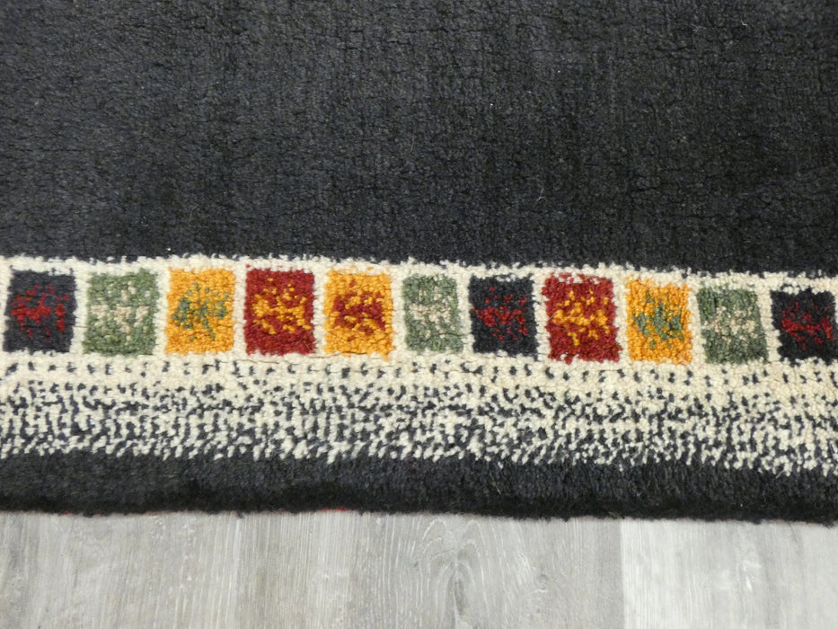 Authentic Persian Hand Knotted Gabbeh Rug Size: 119 x 77cm- Rugs Direct