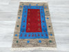 Authentic Persian Hand Knotted Gabbeh Rug Size: 88 x 59cm- Rugs Direct