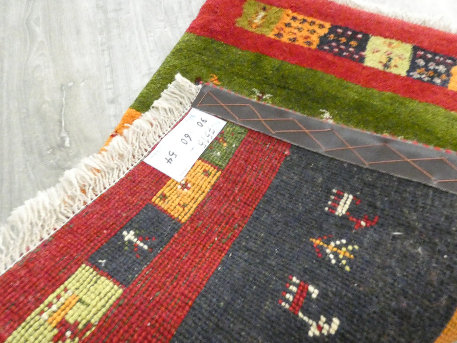 Authentic Persian Hand Knotted Gabbeh Rug Size 85 x 60cm — Rugs Direct