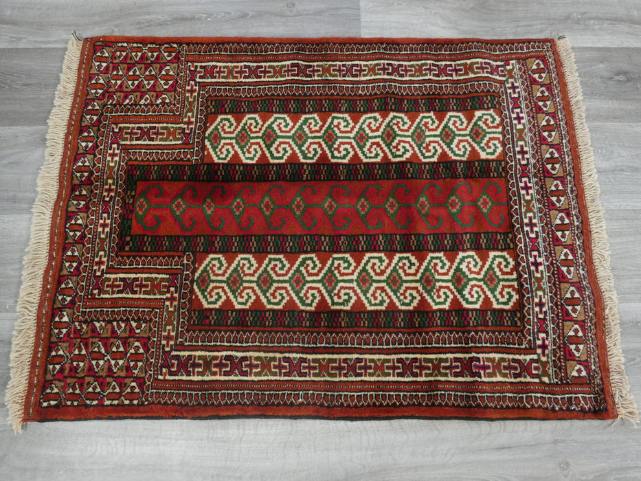 Persian Hand Knotted Prayer Rug Size: 108 x 81cm-Prayer Rug-Rugs Direct