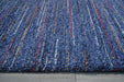 Thick Modern Blues Blue Denim Navy Shaggy Rug-Modern Rug-Rugs Direct
