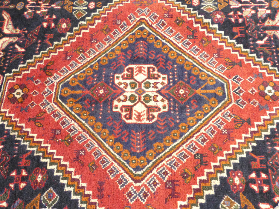 Persian Hand Knotted Shiraz Rug Size: 292 x 190 cm-Shiraz Rug-Rugs Direct