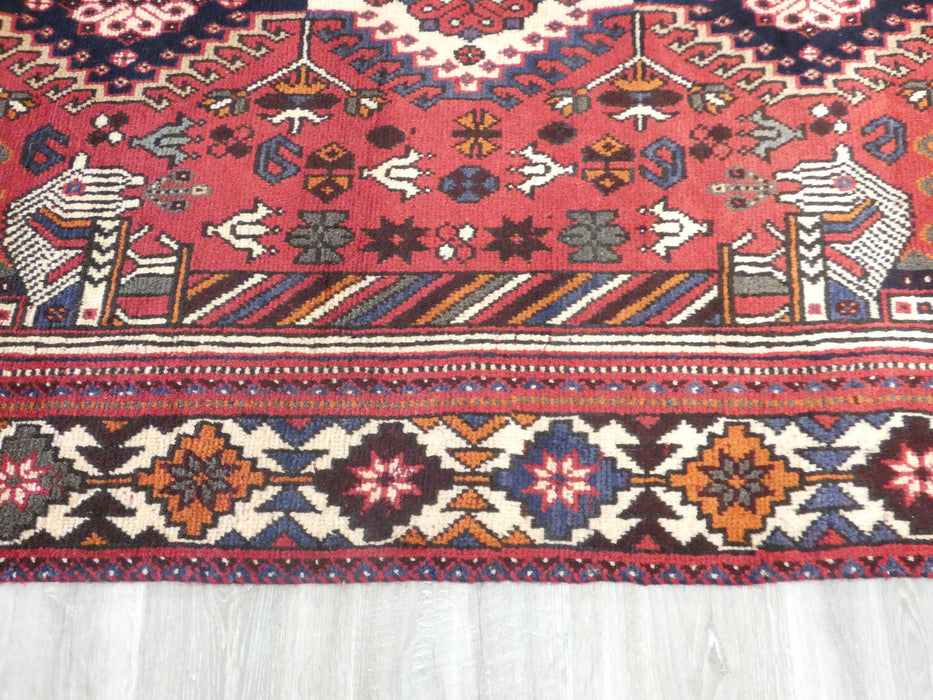 Persian Hand Knotted Shiraz Rug Size: 295 x 200 cm-Shiraz Rug-Rugs Direct