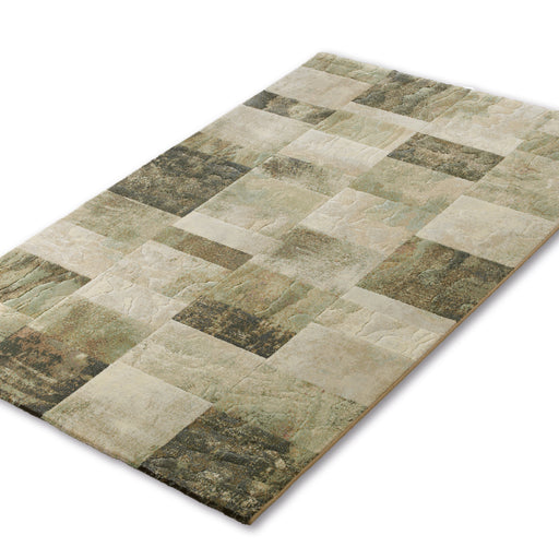 Mastercraft Brick Design Argentum Rug - Rugs Direct