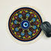 Round Persian Mini Woven Rug Mat Mousepad Retro Style - Rugs Direct