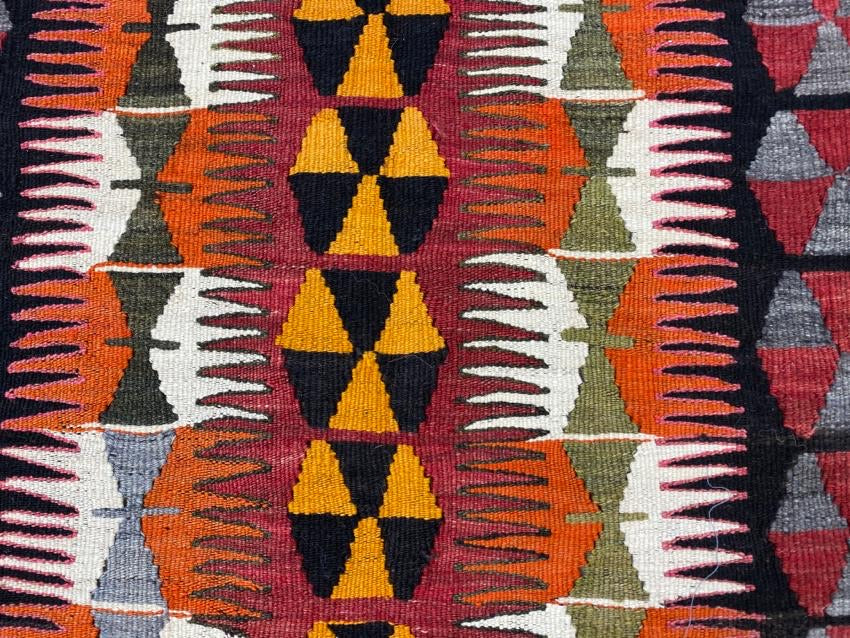 Vintage Hand Made Turkish Mut Kilim Rug Size: 354 x 163cm - Rugs Direct
