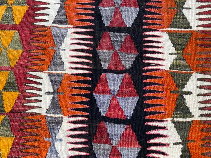 Vintage Hand Made Turkish Mut Kilim Rug Size: 354 x 163cm - Rugs Direct