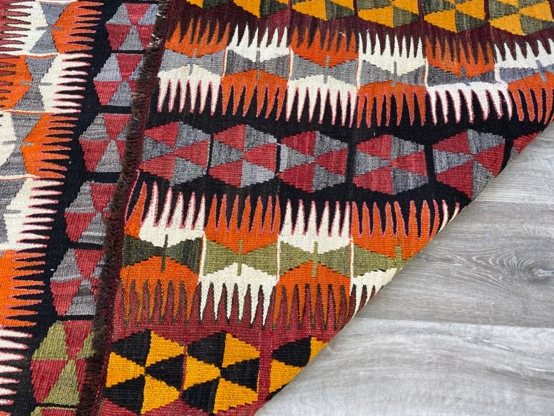 Vintage Hand Made Turkish Mut Kilim Rug Size: 354 x 163cm - Rugs Direct