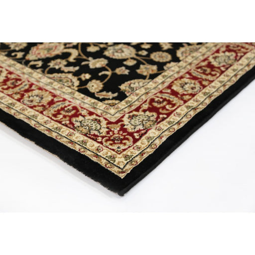 Black & Red Traditional Design Rug-Traditional Design-Rugs Direct
