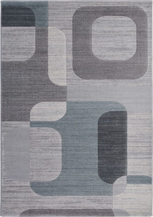 Geometric Design Argentum Rug - Rugs Direct