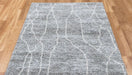 Modern Design Grey Colour Mehari Rug - Rugs Direct