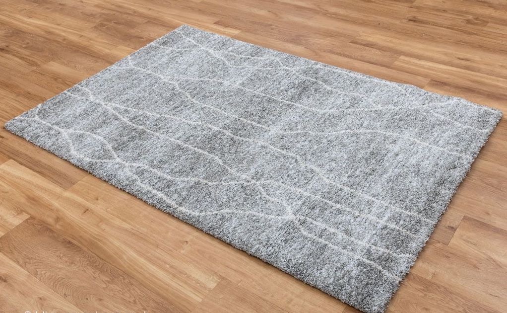 Modern Design Grey Colour Mehari Rug - Rugs Direct