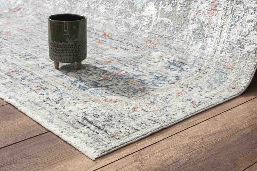 180x133 Rug Vintage Medallion Texture Contemporary Designer Rug Size: 180 x 120cm ...