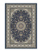 Persian Navy Colour Nain Design Rug Size: 133 x 195cm - Rugs Direct