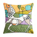 Hand Embroidered "Picasso" Cushion Cover - Rugs Direct
