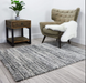 Monochrome Colour Mehari Shaggy Rug - Rugs Direct