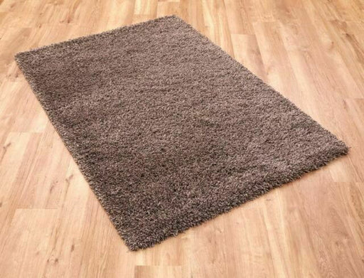 Twilight Brown Colour Shaggy Rug - Rugs Direct