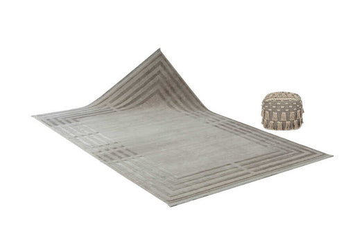 Luxurious Designer Grey Colour Rug - Rugs Direct