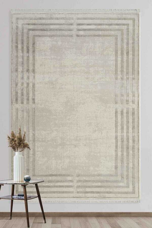 Luxurious Designer Grey Colour Rug - Rugs Direct