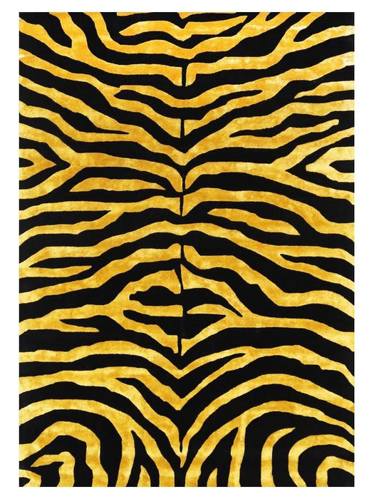 Zebra Wool & Bamboo Silk Hand Tufted Rug Size - 200x290cm-Bamboo Silk-Rugs Direct